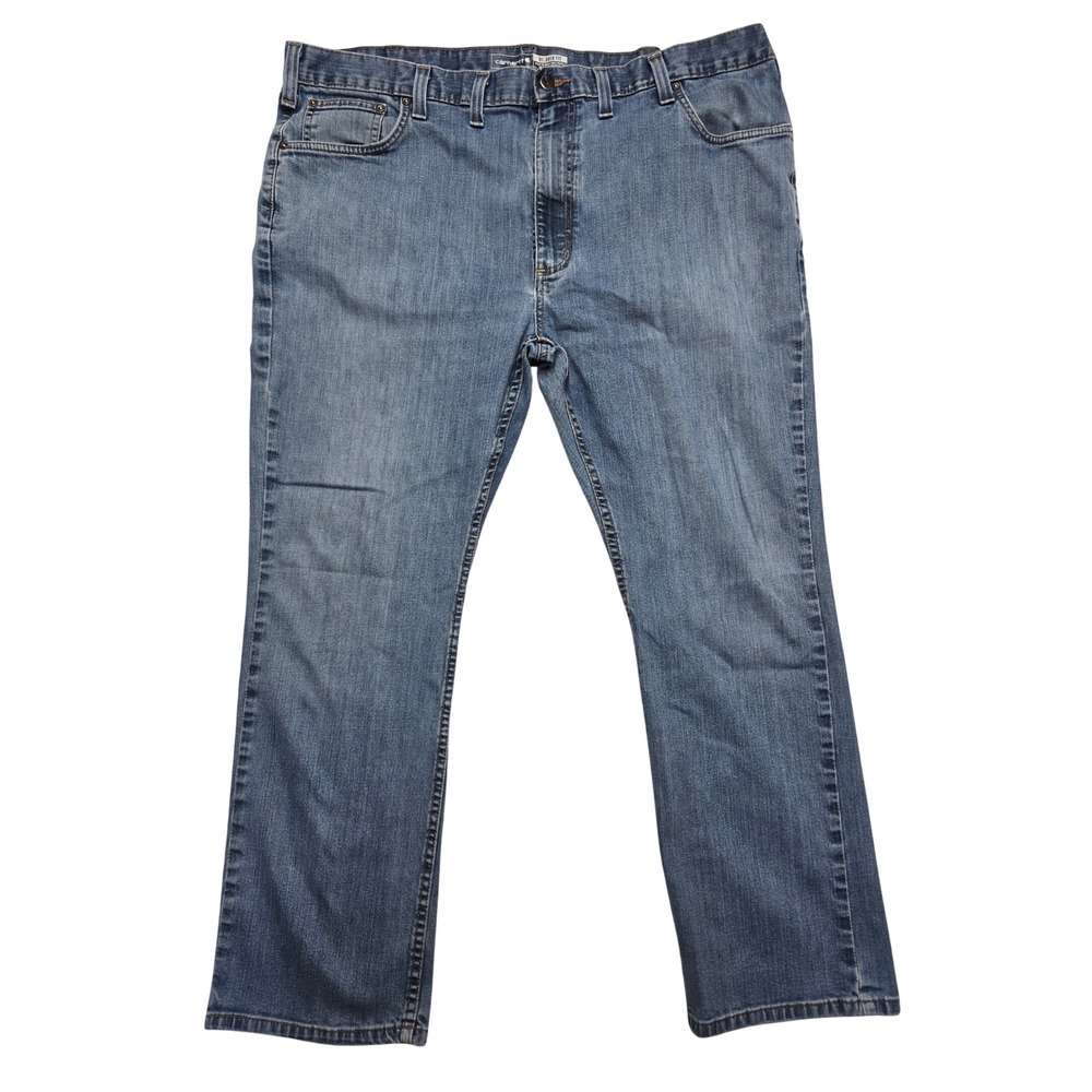 Carhartt Rugged Flex Relaxed Fit Jeans Blue Denim Mens 44x30 Streetwear BD2804-M